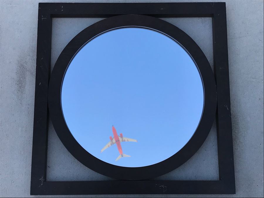 Wall Mirror 24' X 24' (Photo Taken With Plane Overhead - House Is Directly Over Flight Path Of San Diego International Airport) [Photo 2]