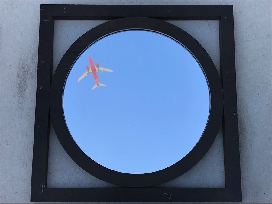 Wall Mirror 24' X 24' (Photo Taken With Plane Overhead - House Is Directly Over Flight Path Of San Diego International Airport) [Photo 3]