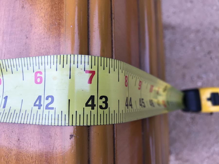 JUST ADDED - Fabulous Art Deco ROOS Chests Cedar Hope Chest With Rare Top Mounted Compartments With Clock (Clock Needs Rewiring) 43'W X 17'D X 32'H [Photo 25]