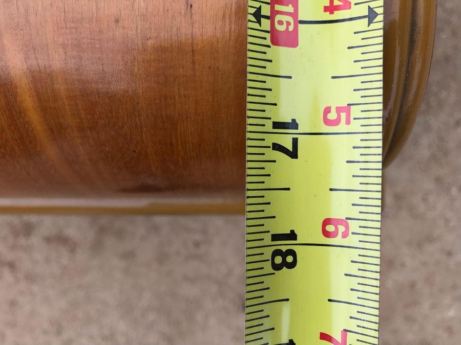 JUST ADDED - Fabulous Art Deco ROOS Chests Cedar Hope Chest With Rare Top Mounted Compartments With Clock (Clock Needs Rewiring) 43'W X 17'D X 32'H [Photo 26]