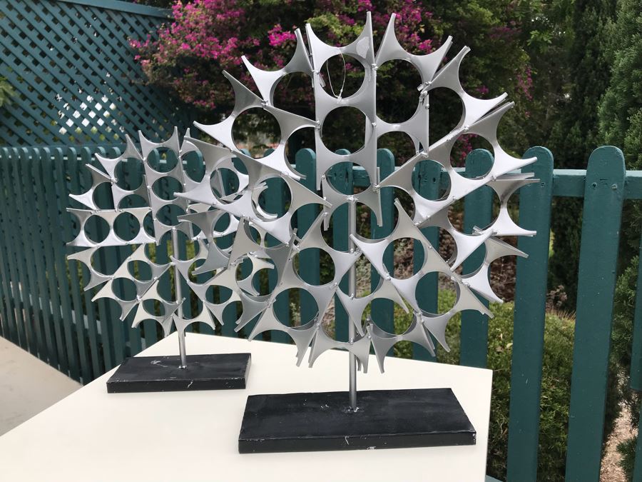 JUST ADDED - Pair Of Metal Sculptures [Photo 3]