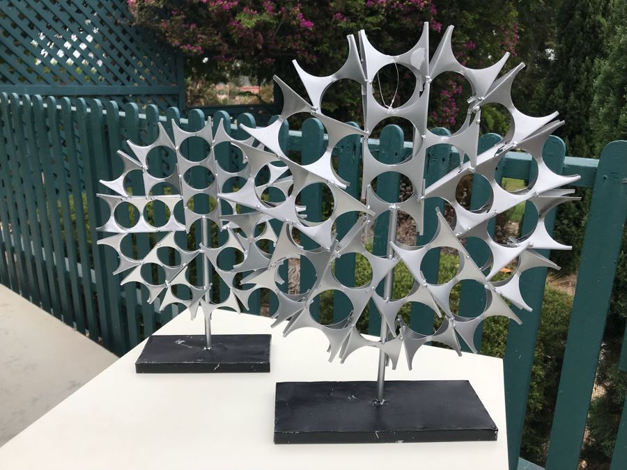 JUST ADDED - Pair Of Metal Sculptures [Photo 1]