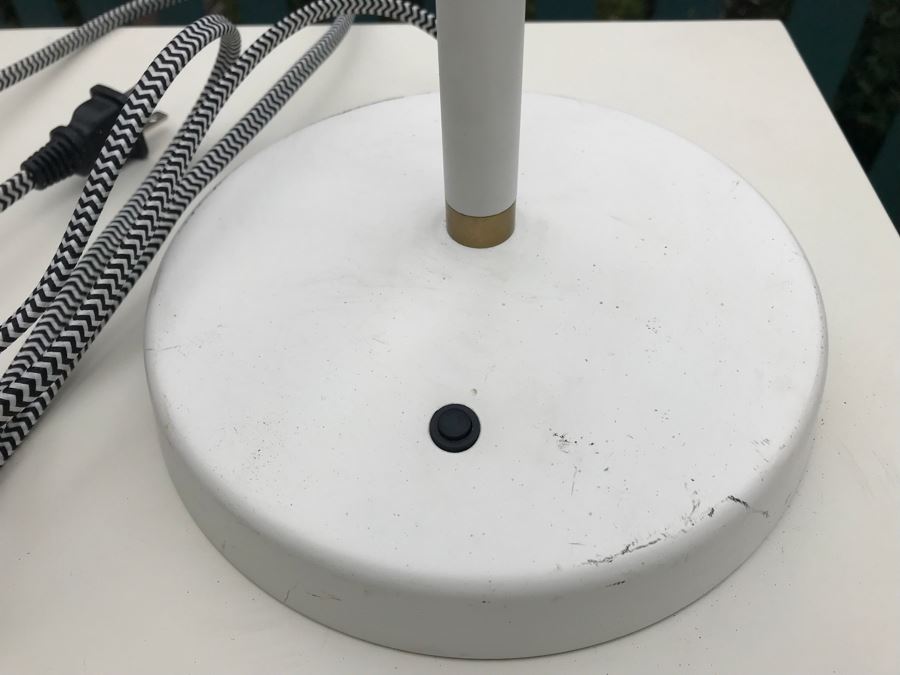 JUST ADDED - White Adjustable Cantilever Desk Lamp [Photo 5]