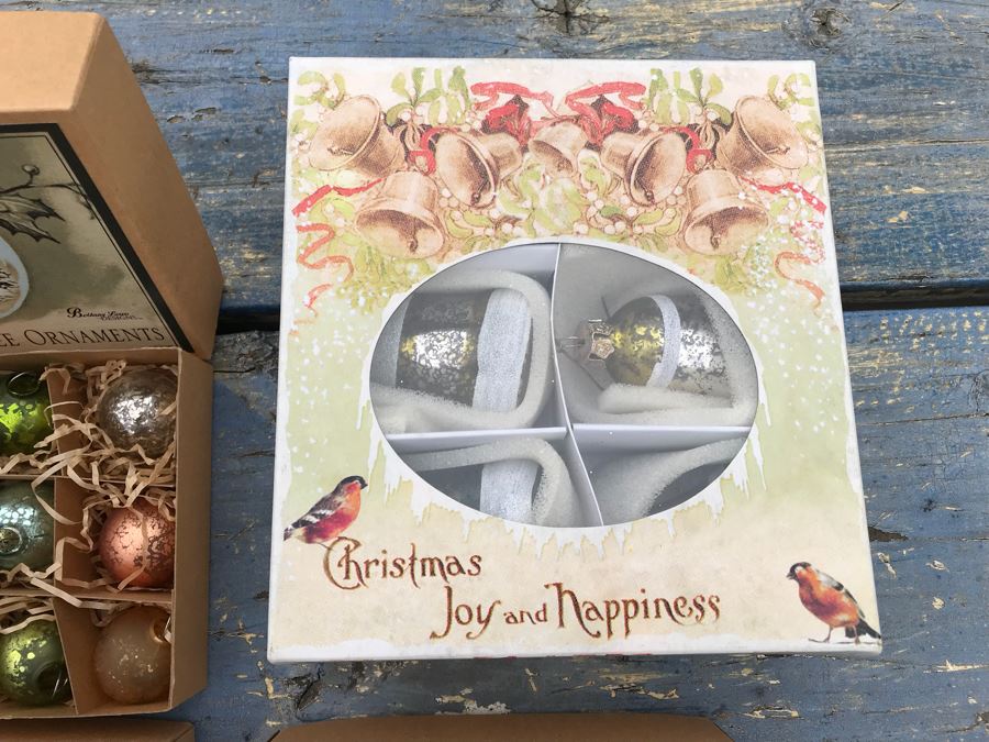 JUST ADDED - (7) NEW Glass Christmas Tree Ornaments Sets And (2) NEW Glass Christmas Tree Ornament Sets [Photo 5]