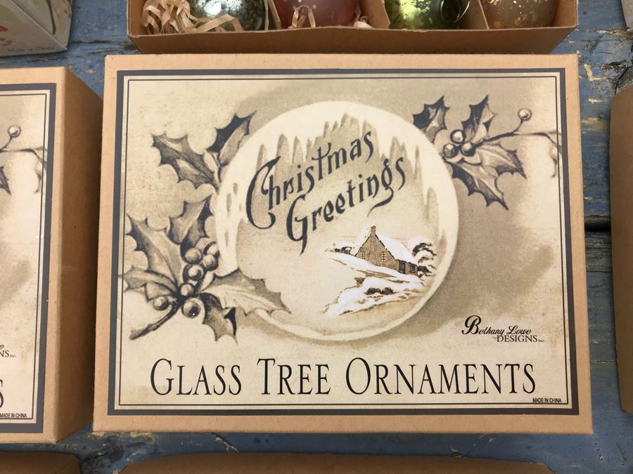 JUST ADDED - (7) NEW Glass Christmas Tree Ornaments Sets And (2) NEW Glass Christmas Tree Ornament Sets [Photo 4]