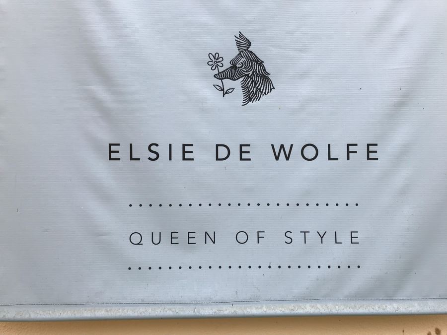 JUST ADDED - Elsie De Wolfe Queen Of Style Vinyl Banner 5'W (Does Not Include Pipe Mounts) [Photo 2]