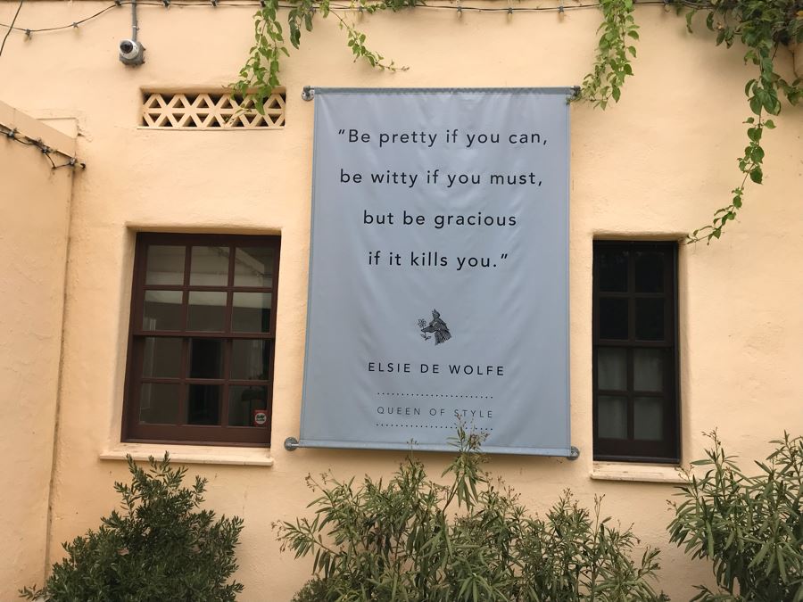 JUST ADDED - Elsie De Wolfe Queen Of Style Vinyl Banner 5'W (Does Not Include Pipe Mounts) [Photo 4]