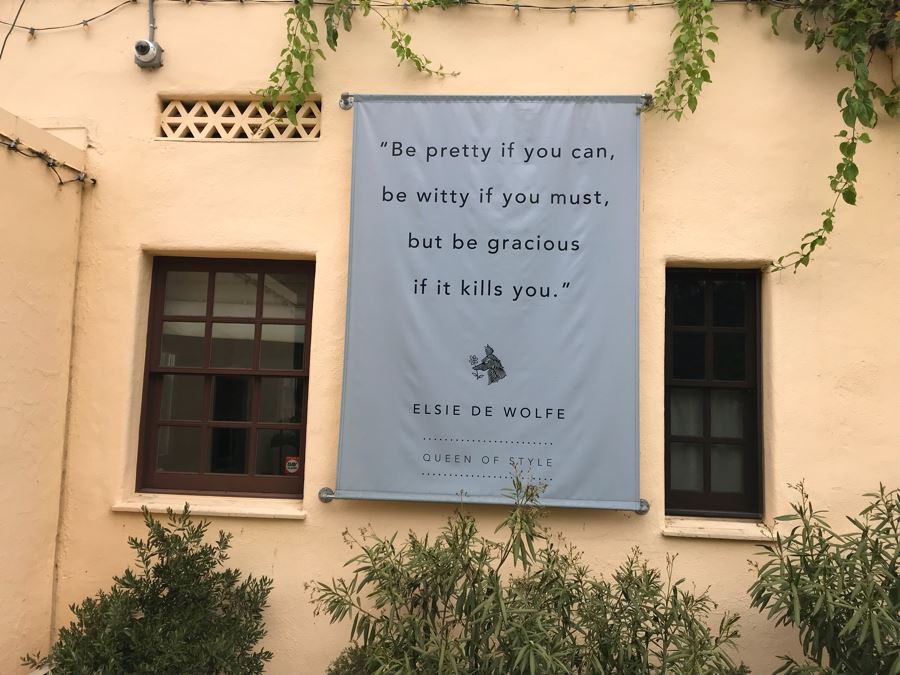 JUST ADDED - Elsie De Wolfe Queen Of Style Vinyl Banner 5'W (Does Not Include Pipe Mounts) [Photo 5]