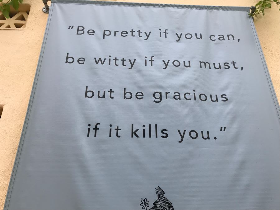 JUST ADDED - Elsie De Wolfe Queen Of Style Vinyl Banner 5'W (Does Not Include Pipe Mounts) [Photo 3]