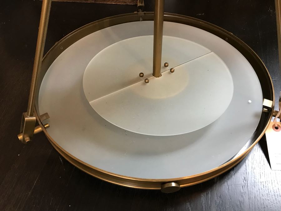 JUST ADDED - 21.5' Brass Chandelier Light Fixture Retails $300 [Photo 7]