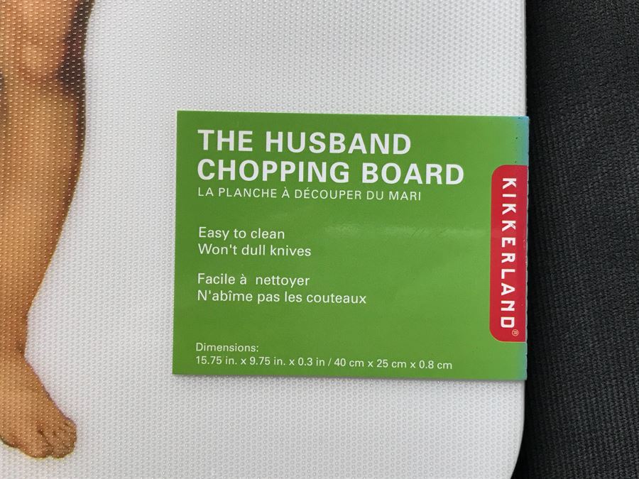 JUST ADDED - (5) NEW The Husband Chopping Boards And (1) NEW The Better Half Chopping Board Design By Sebastian Errazuriz Retails $120 [Photo 5]
