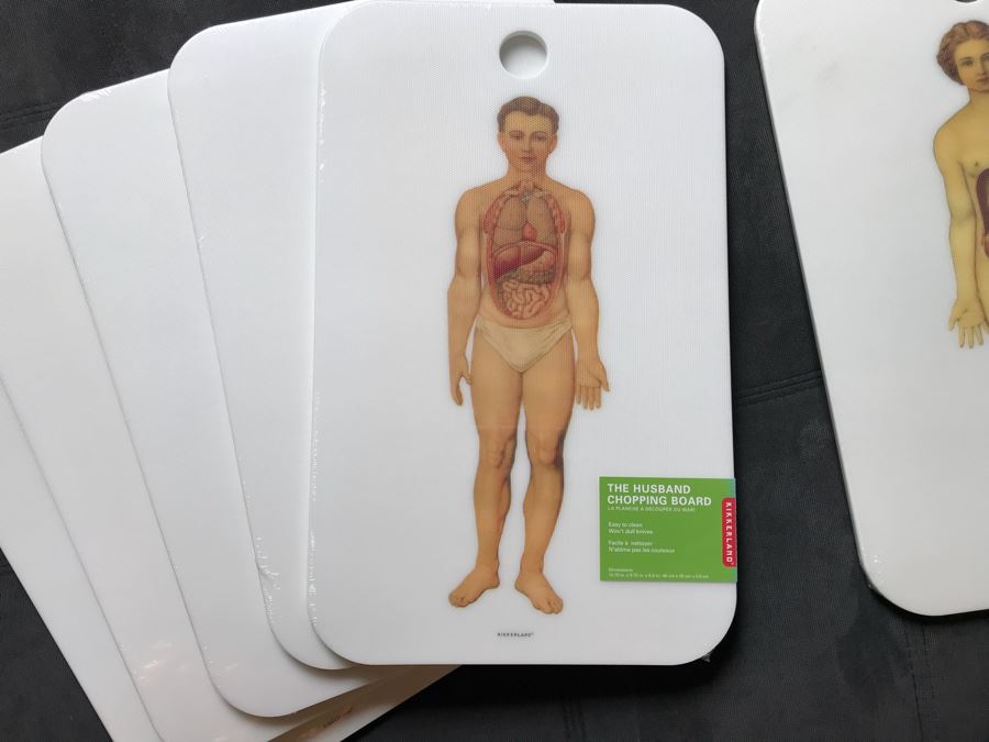 JUST ADDED - (5) NEW The Husband Chopping Boards And (1) NEW The Better Half Chopping Board Design By Sebastian Errazuriz Retails $120 [Photo 2]