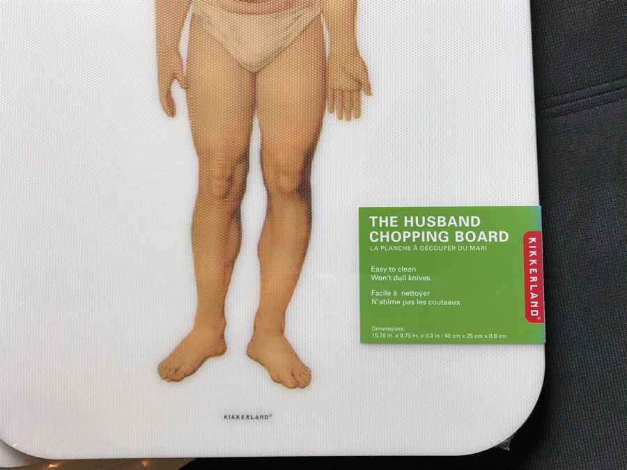 JUST ADDED - (5) NEW The Husband Chopping Boards And (1) NEW The Better Half Chopping Board Design By Sebastian Errazuriz Retails $120 [Photo 4]