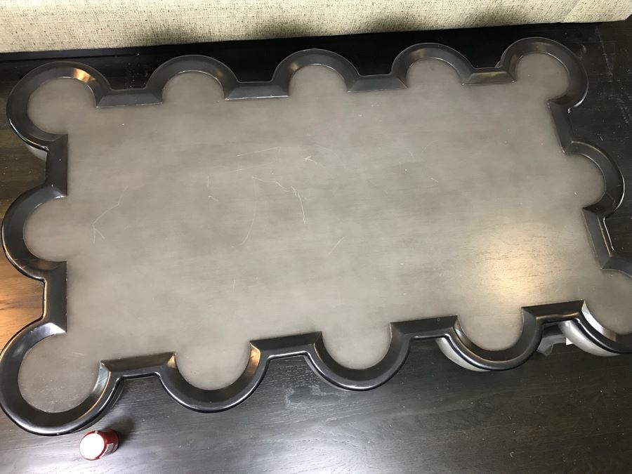 JUST ADDED - Black Dior Modern Coffee Table With Queen Anne Legs (Note Scratches On Top) Retails $960 [Photo 6]