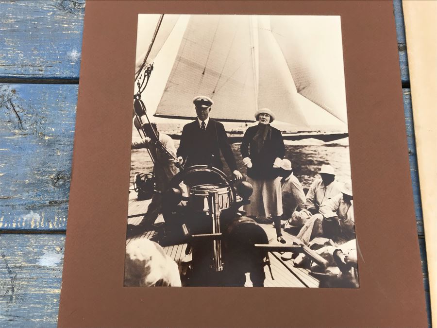 JUST ADDED - Pair Of Vintage Matted Sailing Photographs [Photo 3]