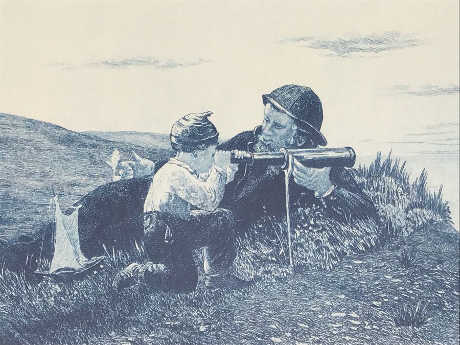 JUST ADDED - Pair Of Framed Nautical Prints 19' X 17' [Photo 5]