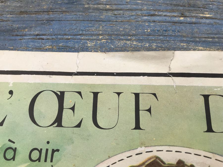 JUST ADDED - Vintage French School Poster Double-Sided Chicken And Egg On One Side, Hatching Butterfly On Other Editions Rossignol - Montmorillon (Vienne) [Photo 11]