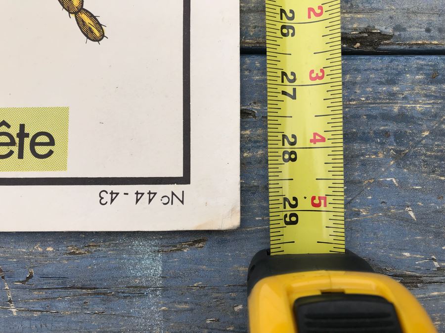 JUST ADDED - Vintage French School Poster Double-Sided Chicken And Egg On One Side, Hatching Butterfly On Other Editions Rossignol - Montmorillon (Vienne) [Photo 22]