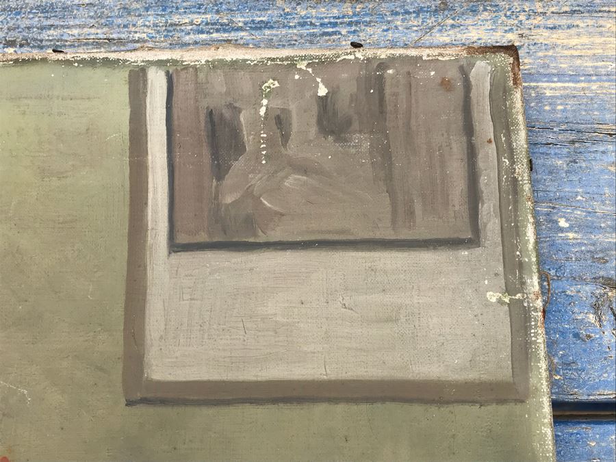 JUST ADDED - Original Still Life Oil Painting 24' X 18' (See Photo Of Back For Writing About Painting) [Photo 9]