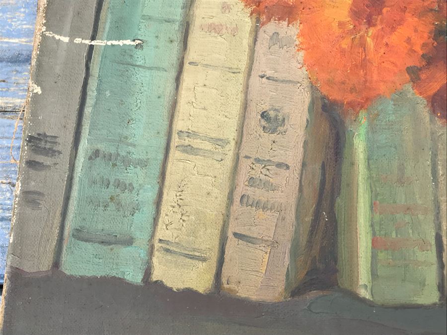 JUST ADDED - Original Still Life Oil Painting 24' X 18' (See Photo Of Back For Writing About Painting) [Photo 7]