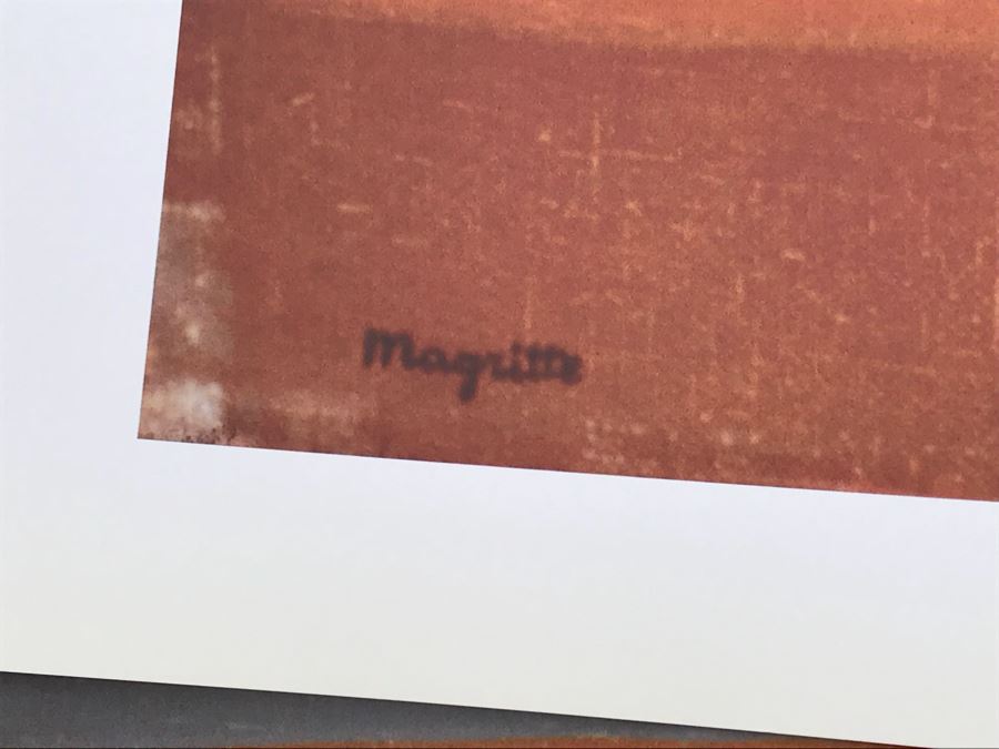 JUST ADDED - (4) Rene Magritte Posters La Clairvoyance 1936 Printed In Belgium [Photo 3]