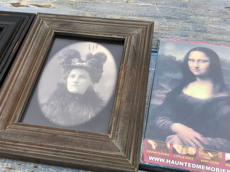 JUST ADDED - Collection Of Haunted Memories Spooky 5' X 7' Changing Portraits (5) Are Framed [Photo 17]