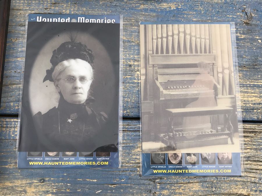 JUST ADDED - Collection Of Haunted Memories Spooky 5' X 7' Changing Portraits (5) Are Framed [Photo 15]