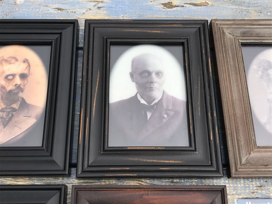 JUST ADDED - Collection Of Haunted Memories Spooky 5' X 7' Changing Portraits (5) Are Framed [Photo 12]