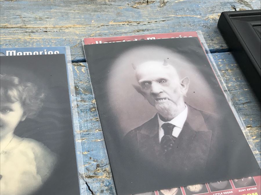 JUST ADDED - Collection Of Haunted Memories Spooky 5' X 7' Changing Portraits (5) Are Framed [Photo 4]