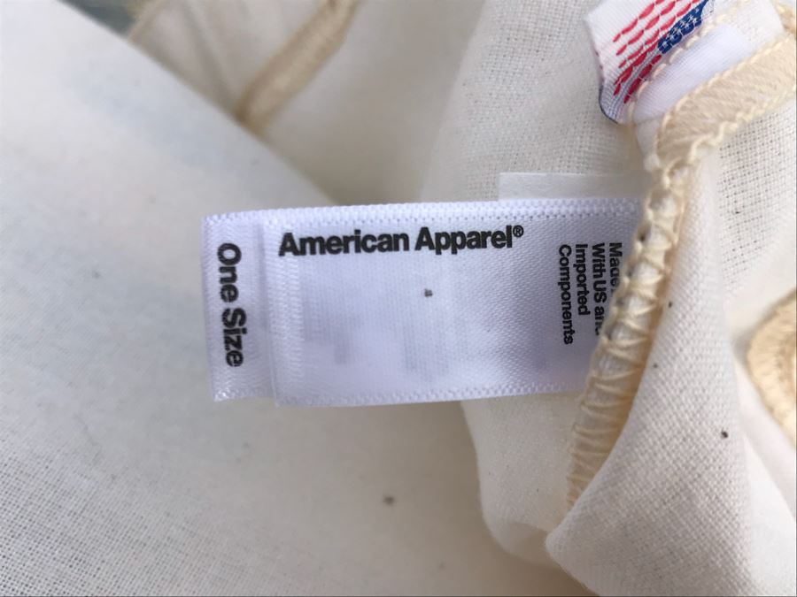 JUST ADDED - (15) NEW Canvas Print Tote Bags American Apparel Retails $225 [Photo 8]