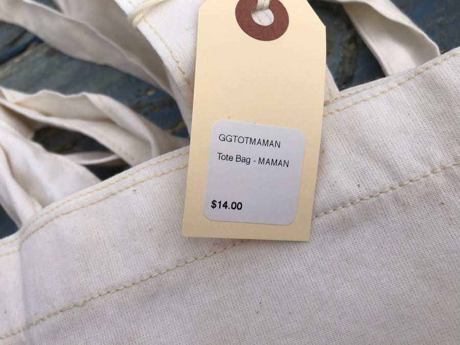 JUST ADDED - (15) NEW Canvas Print Tote Bags American Apparel Retails $225 [Photo 6]