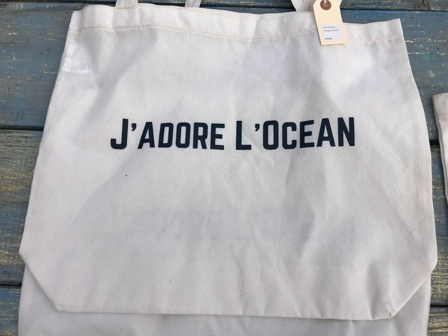 JUST ADDED - (3) NEW Canvas Print Tote Bags [Photo 5]