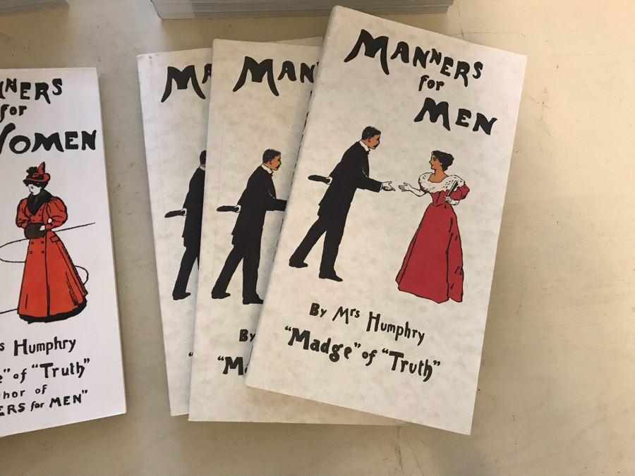 JUST ADDED - (3) Manners For Men Books, (3) Manners For Women Books And Huge Set Of (25+) Southern California In The Water: Surfing, Skiing, Swimming Historic Postcards Sets [Photo 2]