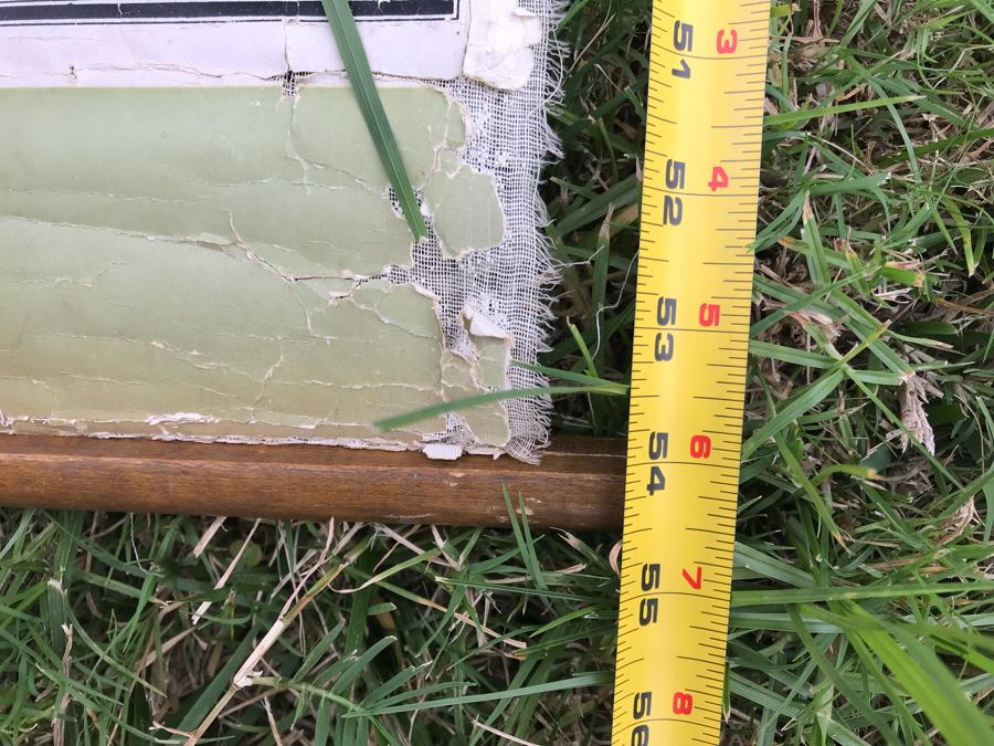 JUST ADDED - Antique 1914 W. & A. K. Johnston, Ltd School Pull Down Map Of The United States And Mexico 41' X 54' (See Photos For Tearing In Canvas) [Photo 15]