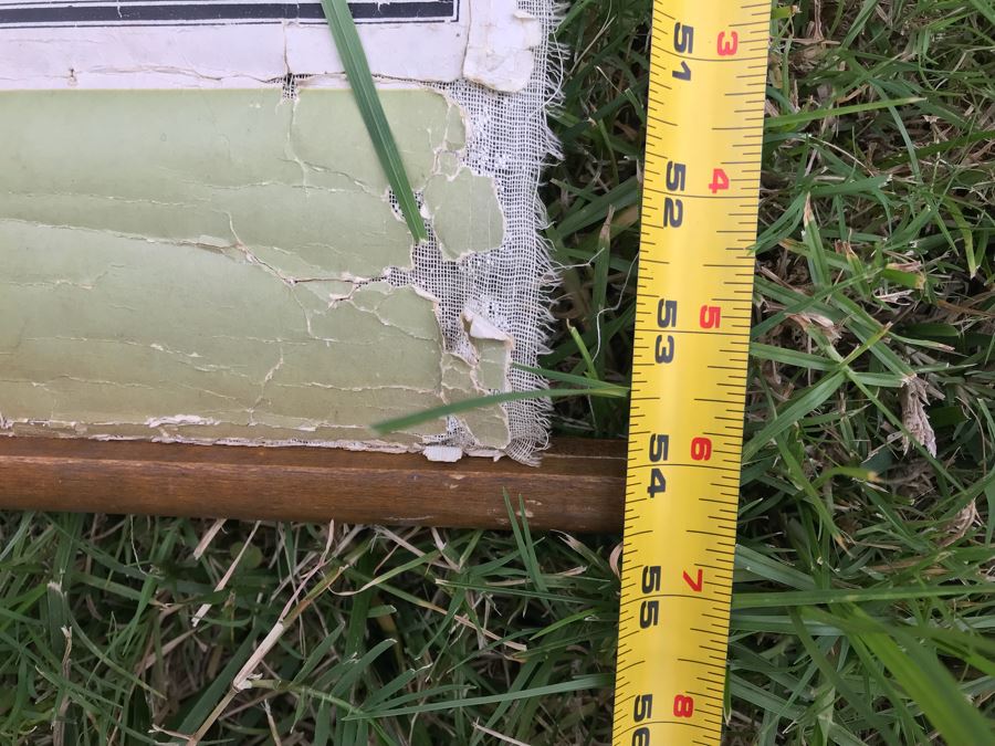 JUST ADDED - Antique 1914 W. & A. K. Johnston, Ltd School Pull Down Map Of The United States And Mexico 41' X 54' (See Photos For Tearing In Canvas) [Photo 16]