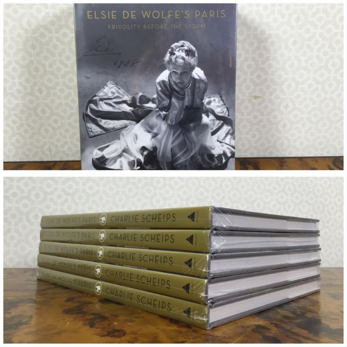 JUST ADDED - (5) SEALED NEW Elsie De Wolfe's Paris Frivolity Before The Storm Books By Charlie Scheips - List Price Value $250 [Photo 1]