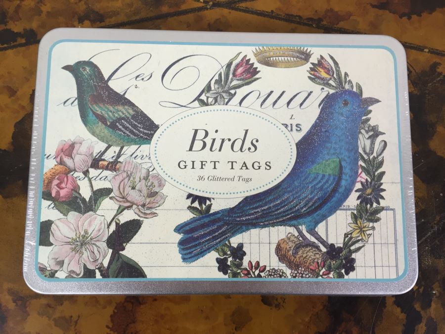 JUST ADDED - (9) Gift Tag Sets From Cavallini & Co Birds, Travel And Butterfly Themed Retails $99 [Photo 4]