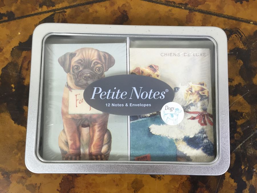 JUST ADDED - (7) NEW Petite Notes Sets (Dogs, Birds And Cakes) And (2) NEW Vintage Dogs Sticky Memos Retails $130 [Photo 13]