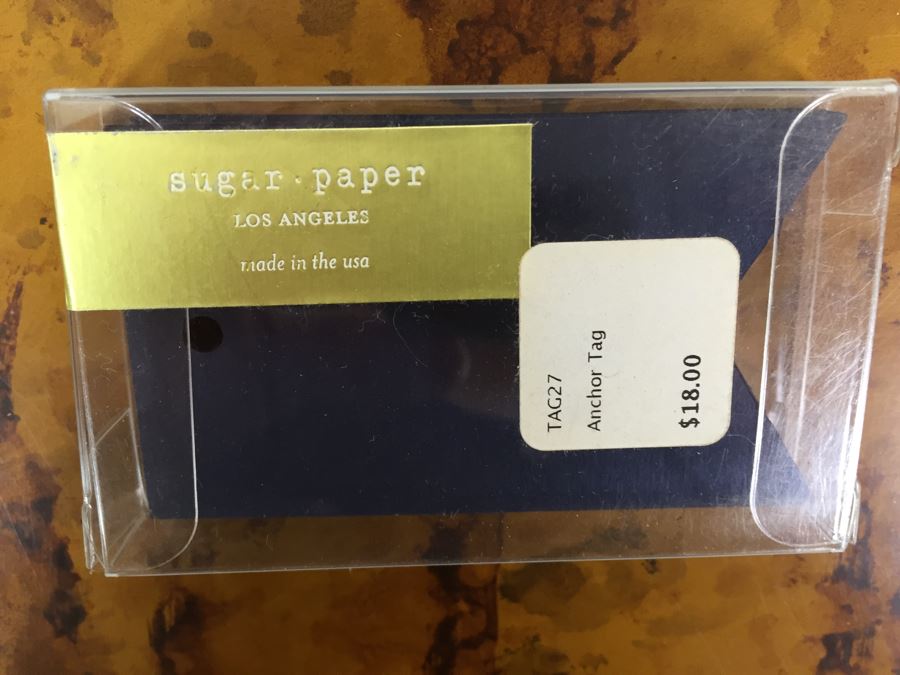 JUST ADDED - Silverplate College Bowl Trophy, NEW Cypress Cement Container, (4) NEW Ticket Sets Weekend Away, Breakfast In Bed, New Southern Cal Historic Postcards, (6) NEW Sets Of Gift Tags, Brass Heart And Various Trays [Photo 21]