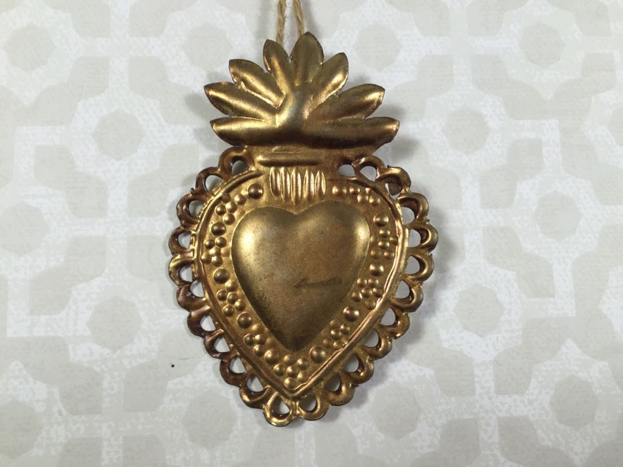 JUST ADDED - Silverplate College Bowl Trophy, NEW Cypress Cement Container, (4) NEW Ticket Sets Weekend Away, Breakfast In Bed, New Southern Cal Historic Postcards, (6) NEW Sets Of Gift Tags, Brass Heart And Various Trays [Photo 25]