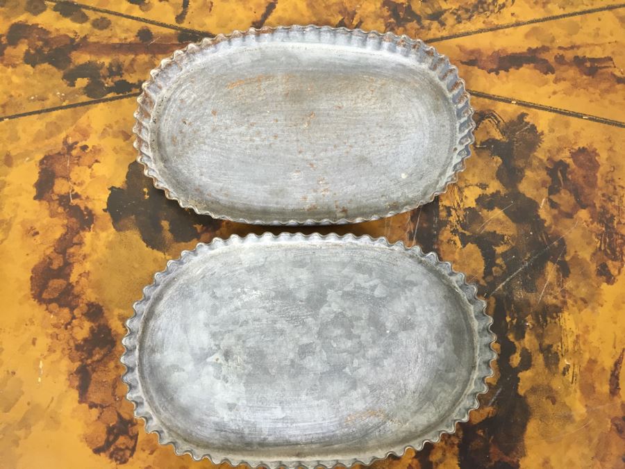 JUST ADDED - Silverplate College Bowl Trophy, NEW Cypress Cement Container, (4) NEW Ticket Sets Weekend Away, Breakfast In Bed, New Southern Cal Historic Postcards, (6) NEW Sets Of Gift Tags, Brass Heart And Various Trays [Photo 32]