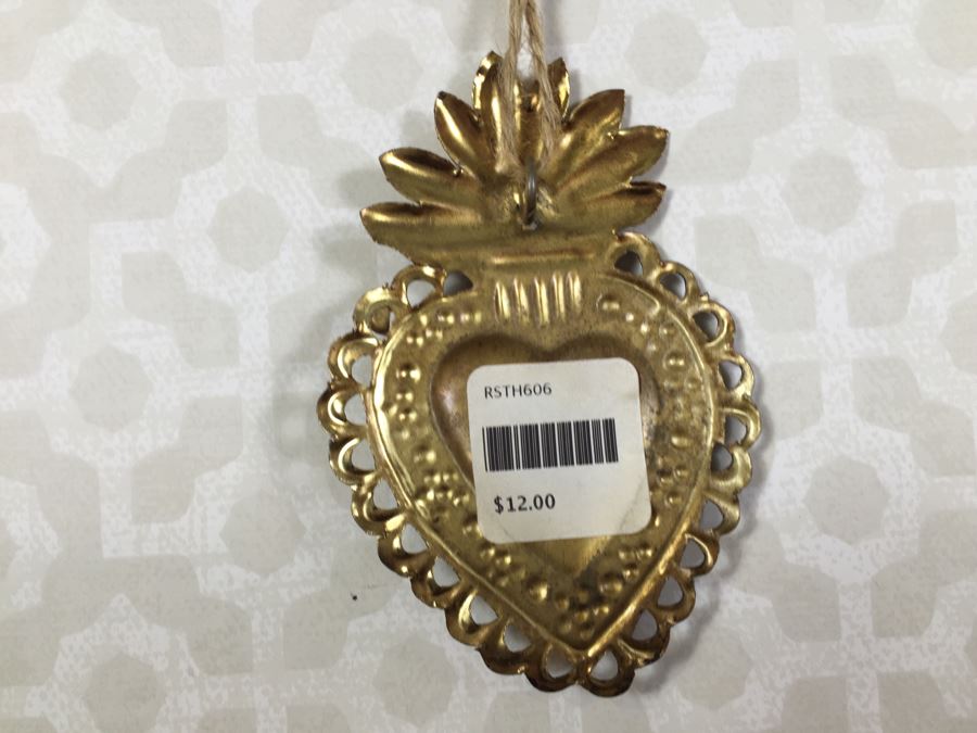 JUST ADDED - Silverplate College Bowl Trophy, NEW Cypress Cement Container, (4) NEW Ticket Sets Weekend Away, Breakfast In Bed, New Southern Cal Historic Postcards, (6) NEW Sets Of Gift Tags, Brass Heart And Various Trays [Photo 27]