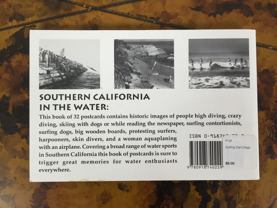 JUST ADDED - Silverplate College Bowl Trophy, NEW Cypress Cement Container, (4) NEW Ticket Sets Weekend Away, Breakfast In Bed, New Southern Cal Historic Postcards, (6) NEW Sets Of Gift Tags, Brass Heart And Various Trays [Photo 14]