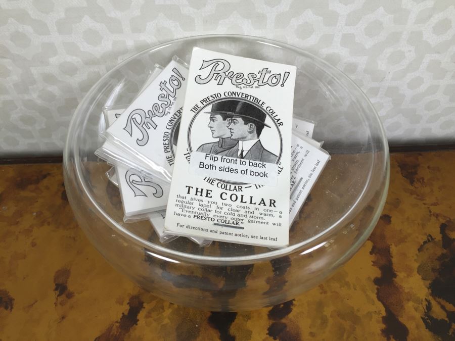 JUST ADDED - (4) Glass Jars, (6) Field Notes And (7) Presto Convertible Collar Presto-Scope Postcard [Photo 9]