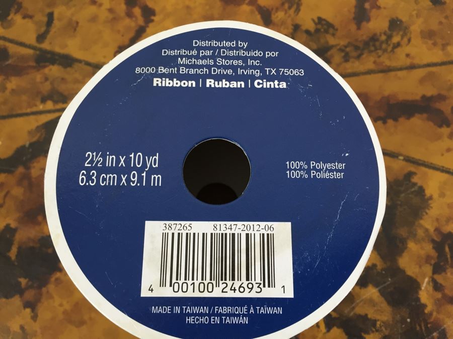 JUST ADDED - Pulley, (2) Glass Bowls, Collection Of Vintage Keychains, Rope On Spools And Collection Of Various Ribbons [Photo 12]