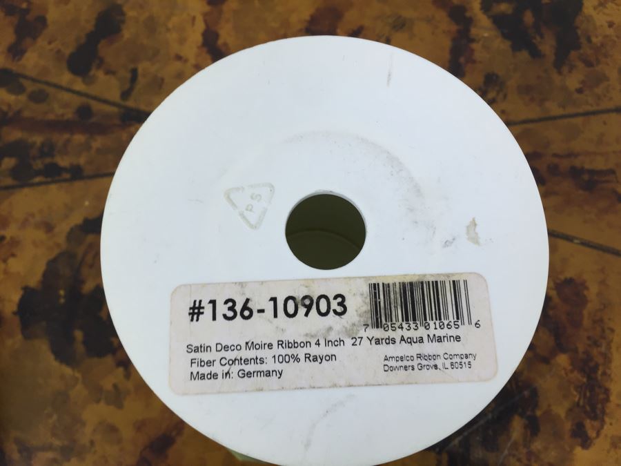 JUST ADDED - Pulley, (2) Glass Bowls, Collection Of Vintage Keychains, Rope On Spools And Collection Of Various Ribbons [Photo 10]