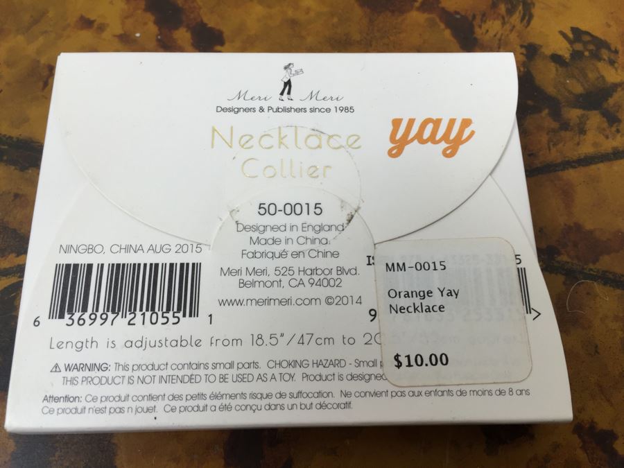 JUST ADDED - (12) NEW Meri Meri Necklaces Hello, Yay, Rainbow, Sailboat, BFF Retails $120 [Photo 11]