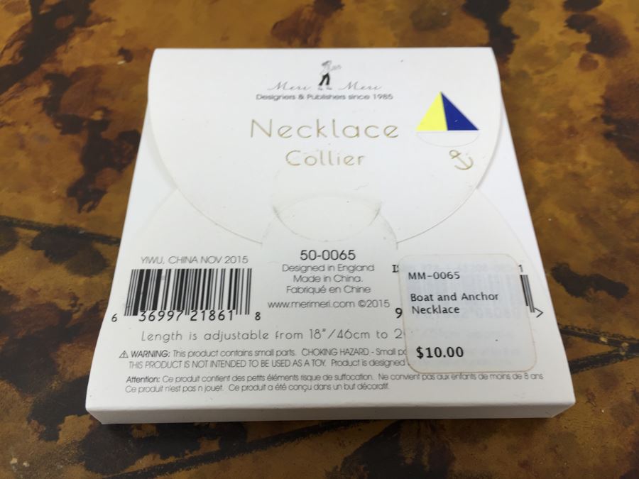 JUST ADDED - (12) NEW Meri Meri Necklaces Hello, Yay, Rainbow, Sailboat, BFF Retails $120 [Photo 8]