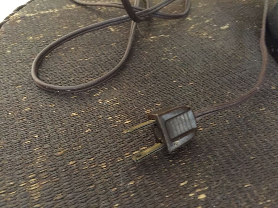 JUST ADDED - Large Mid-Century Drip Pottery Lamp With Shade Retails $400 [Photo 8]