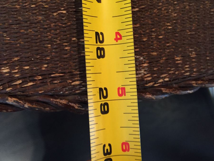 JUST ADDED - Vintage Wicker 29' Round Table [Photo 7]